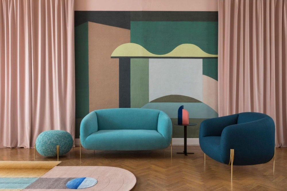 Bliss Blown-up Yellow Rug