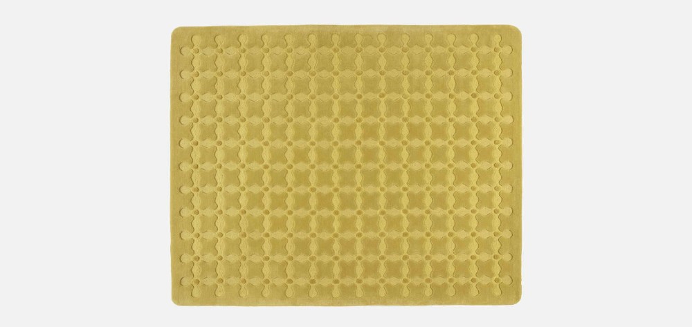 Criss Cross Full Rug - Mustard