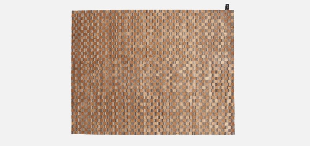Damier 2.0 Rug - Dark Copper