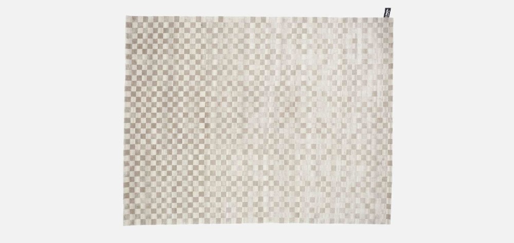 Damier 2.0 Rug - Light Sleek