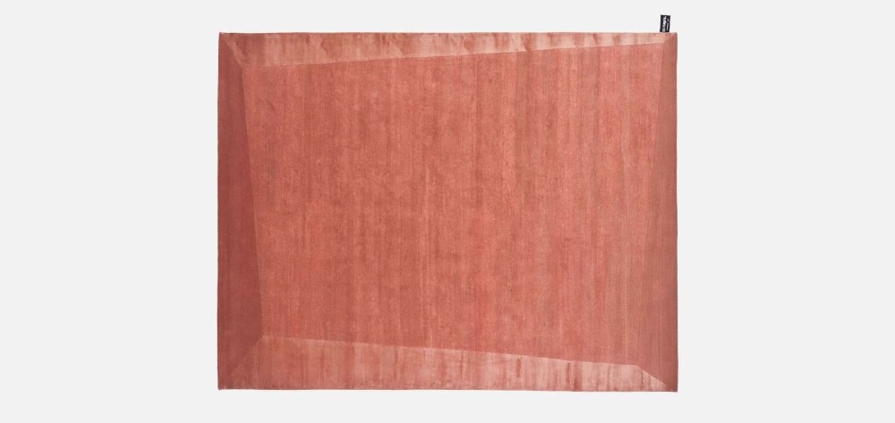 Dipped Frame Rug - Rosa