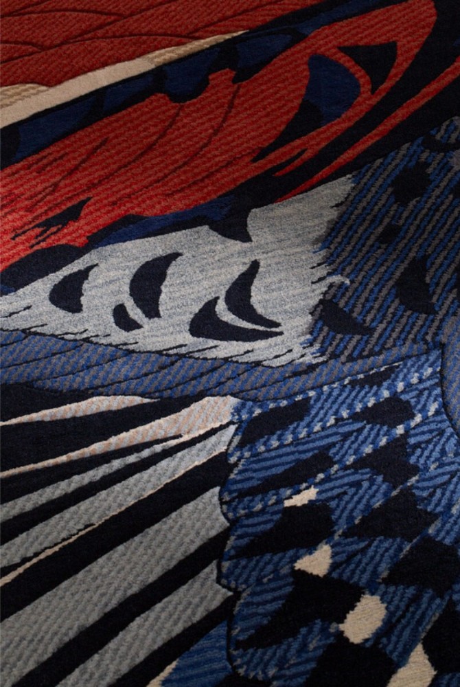 Feathers Runner Rug