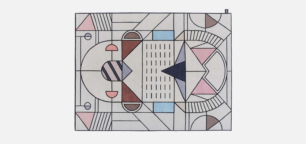 Flatlandia Cartesio Outline Rug