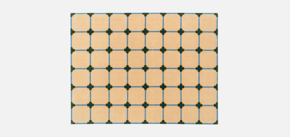 Flower Grid Big - Cream