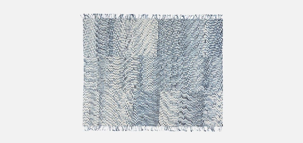Lines Blue Rug