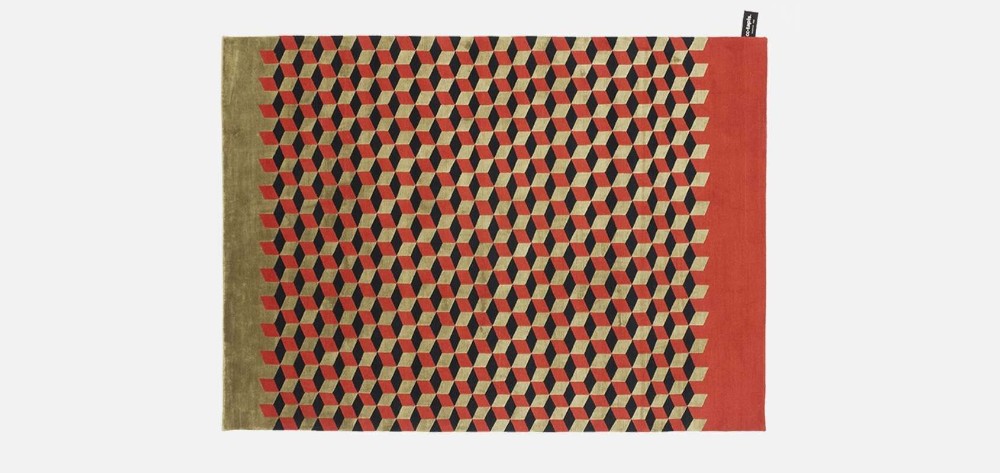 Mini Infini Soie Rug - Full Gold