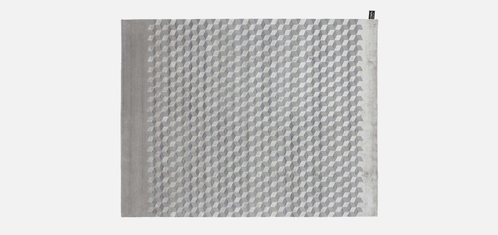 Mini Infini Soie Rug - Full Ice