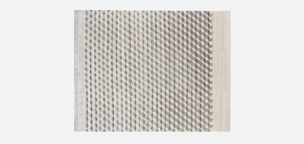Mini Infini Soie Rug - Ice
