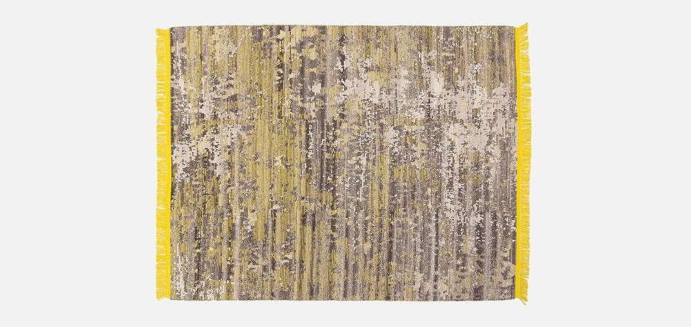Oldie Dark Rug - Yellow