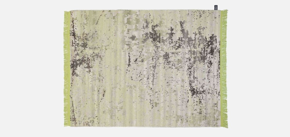Oldie Light Rug - Lime