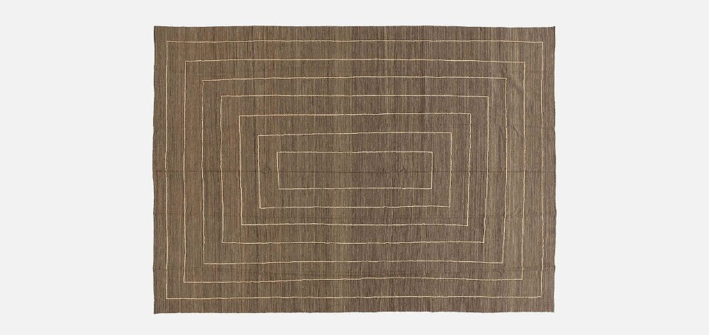 Plaid Rug - Earl Grey