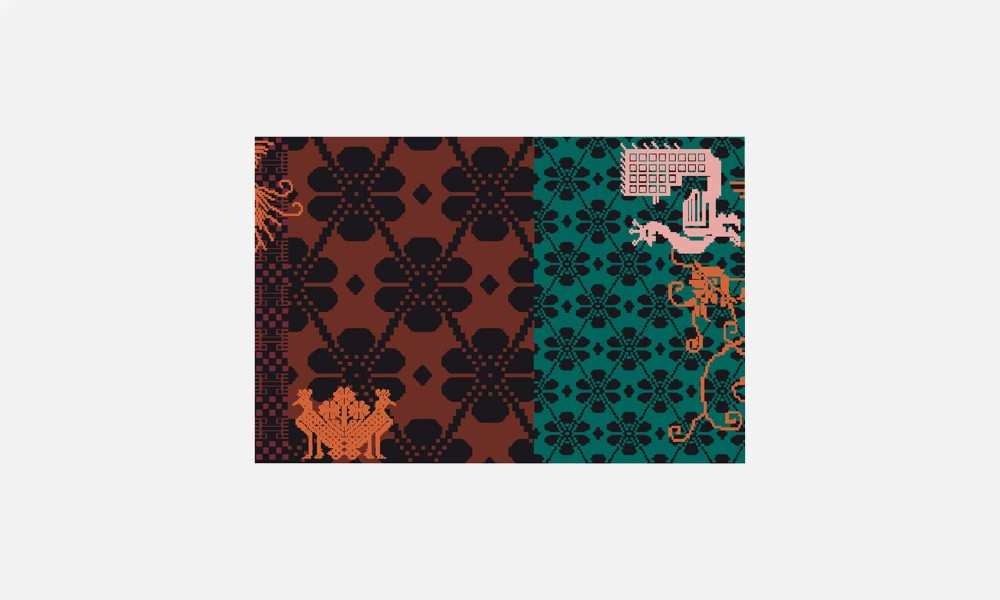 Sardinian Rug - Peacock Dark