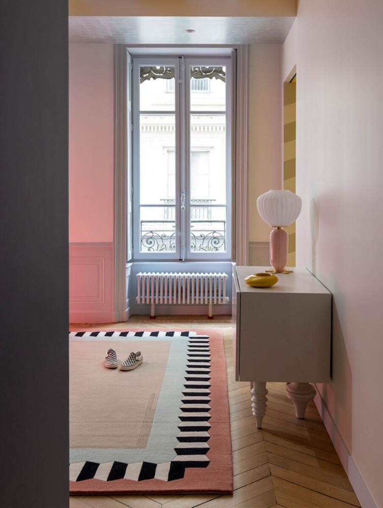 So Much Fun - Plein Cadre Hexagone Rug - Vert Tranquille