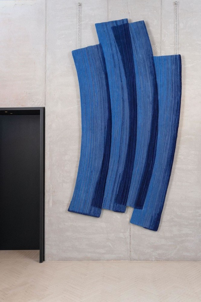 Stroke 1 Rug - Blue