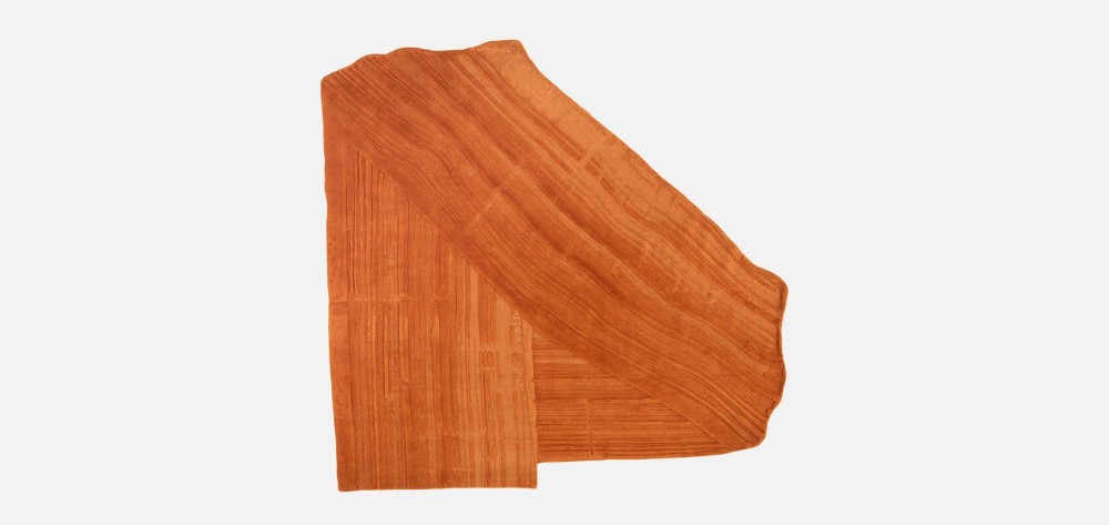 Stroke 2 Rug - Orange