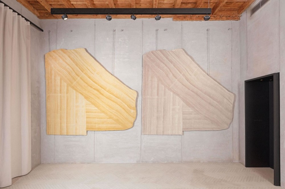 Stroke 2 Rug - Yellow