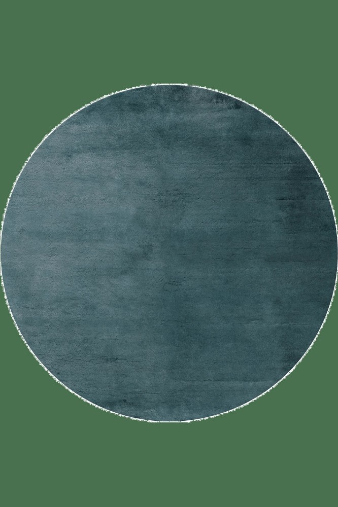 Textured Mohair Azure Round