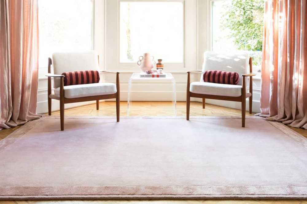 Silk Border Portobello Pink