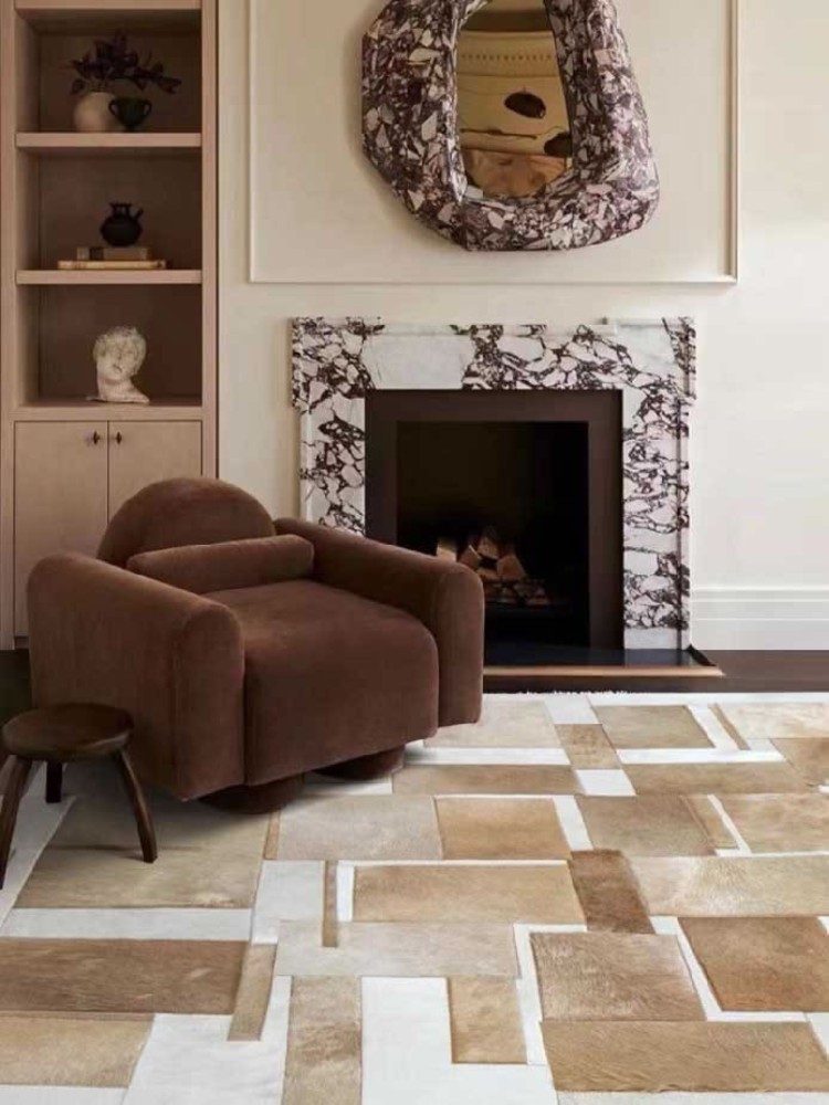 Cowhide carpet