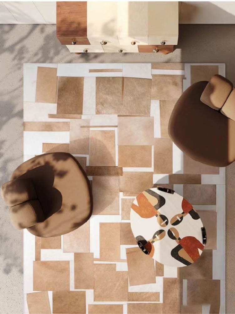 Cowhide carpet