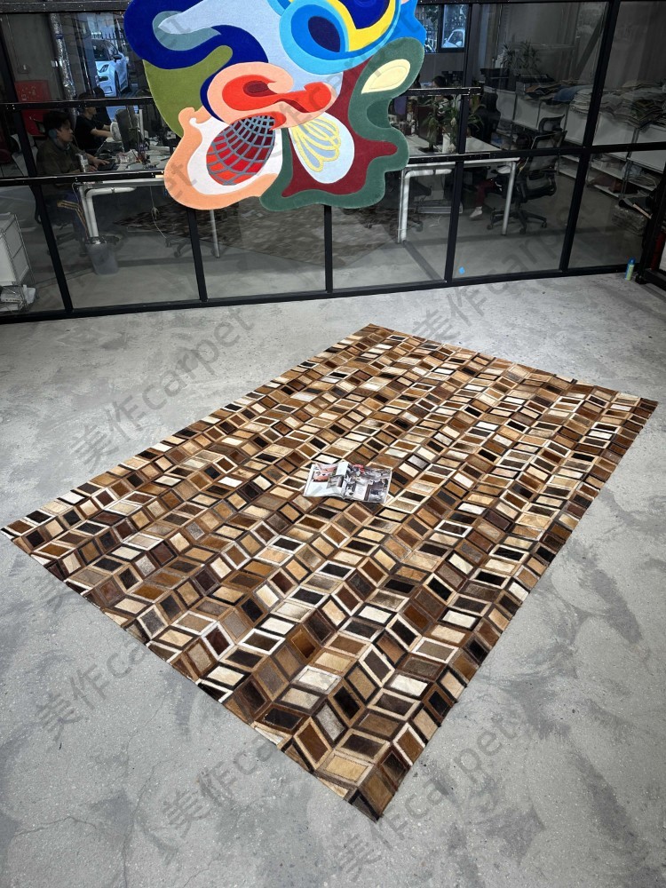 Cowhide square