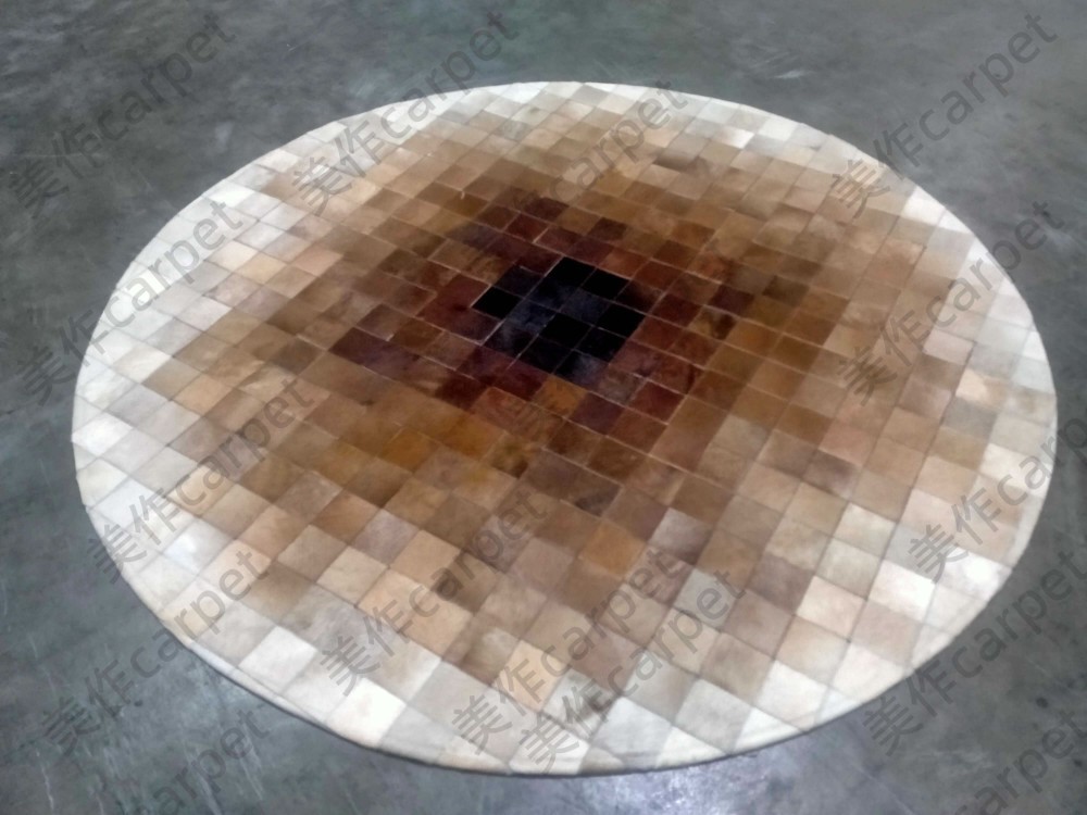 Cowhide circle
