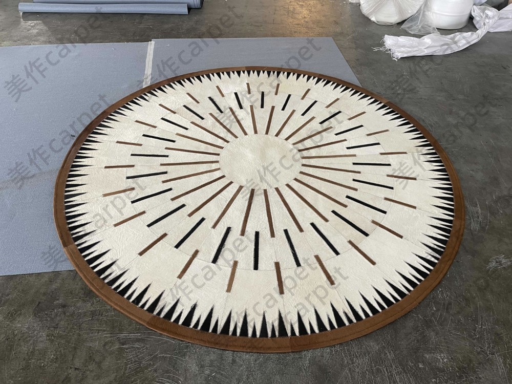 Cowhide circle