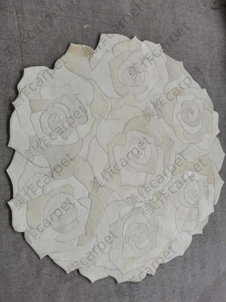 Cowhide circle