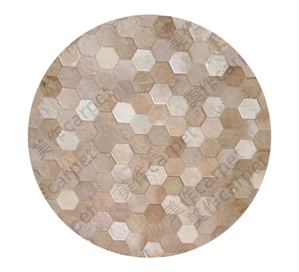 Cowhide circle