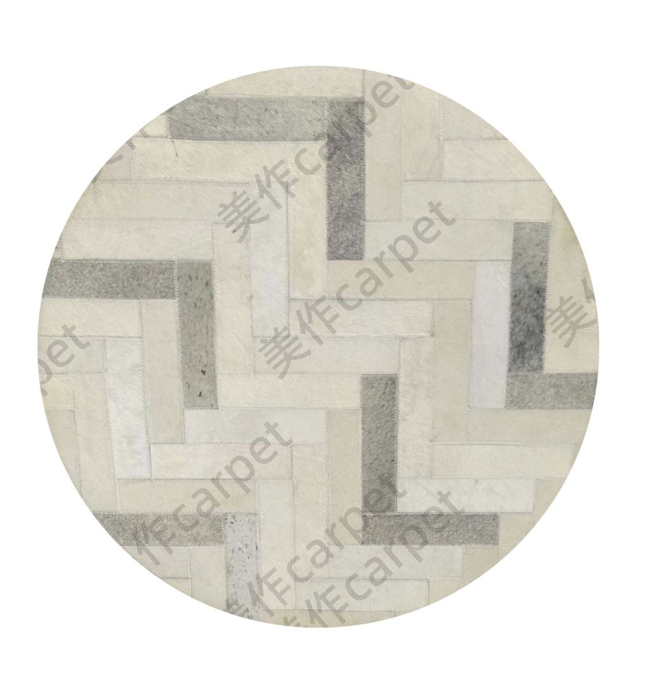 Cowhide circle