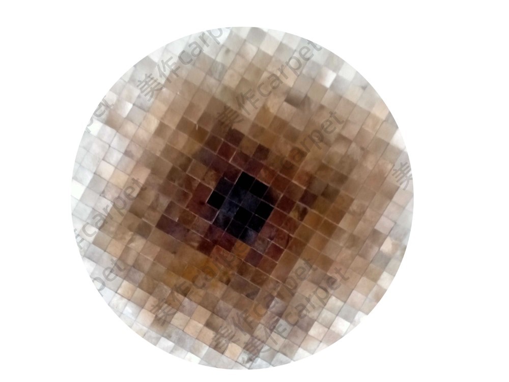 Cowhide circle