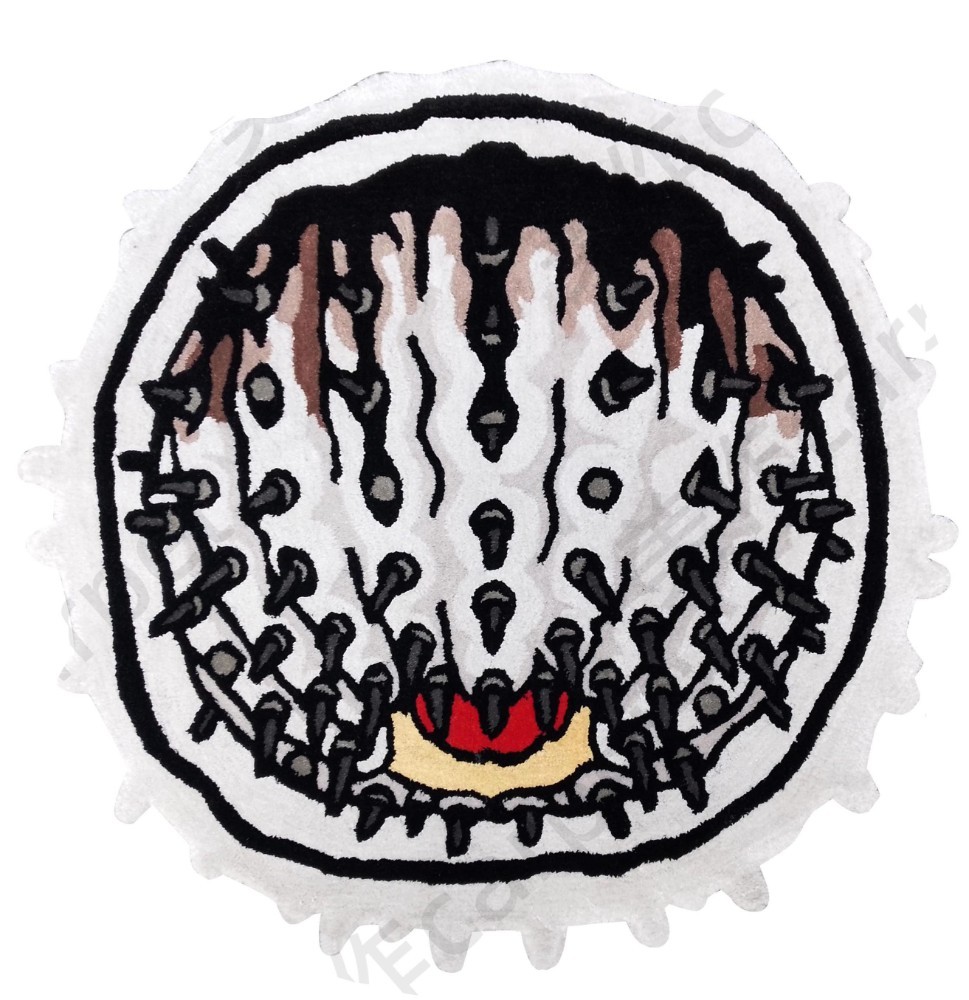 Designer round rug