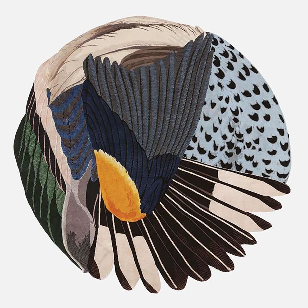 Feathers Round Rug