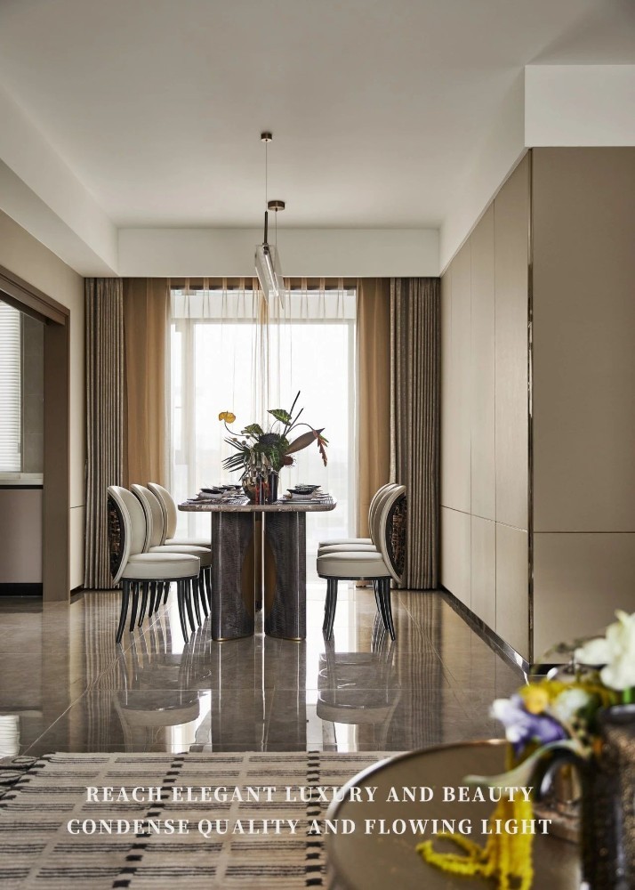 Light luxury style collocation