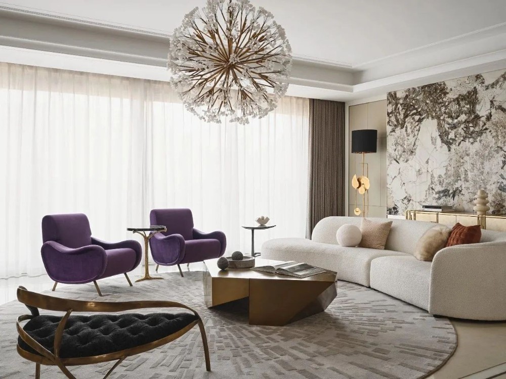 Light luxury style collocation