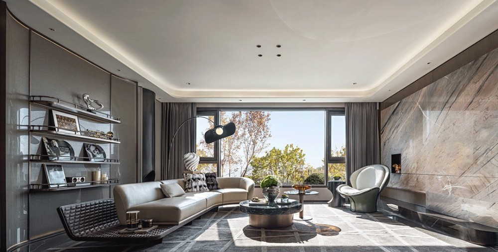 Light luxury style collocation