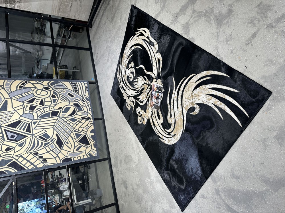 Cowhide square