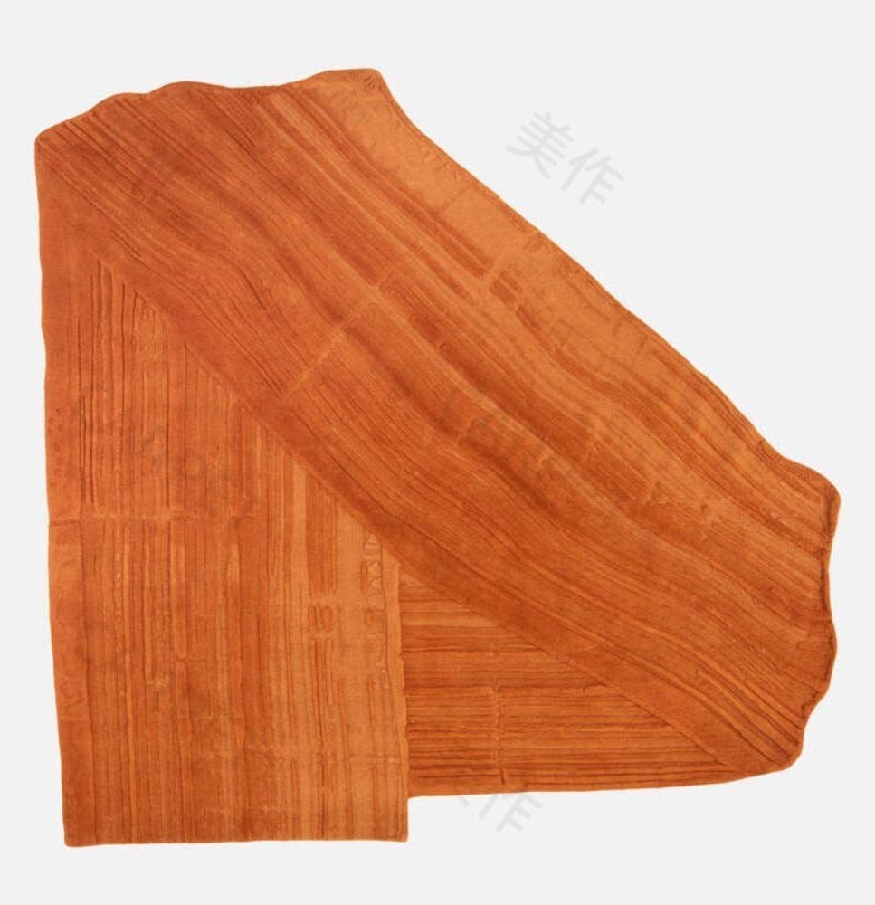 Stroke 2 Rug - Orange