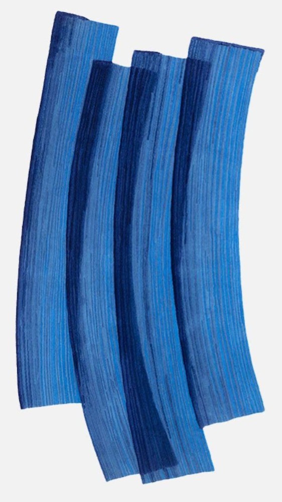 Stroke 1 Rug - Blue