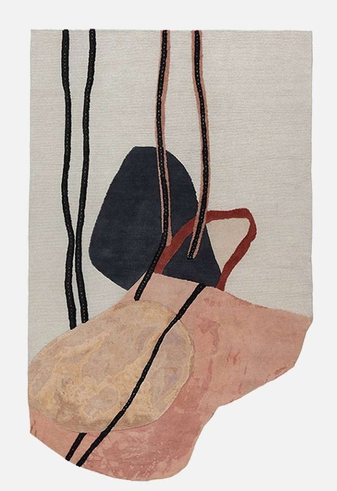 Doodles Rug - Seated Nude