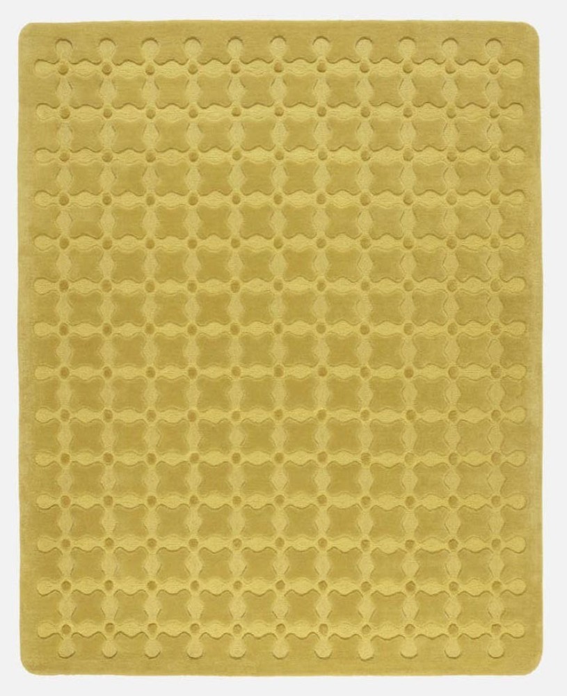 Criss Cross Full Rug - Mustard