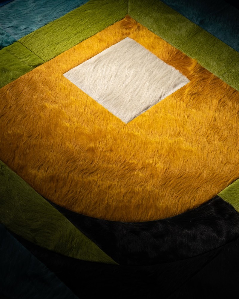 Cowhide square