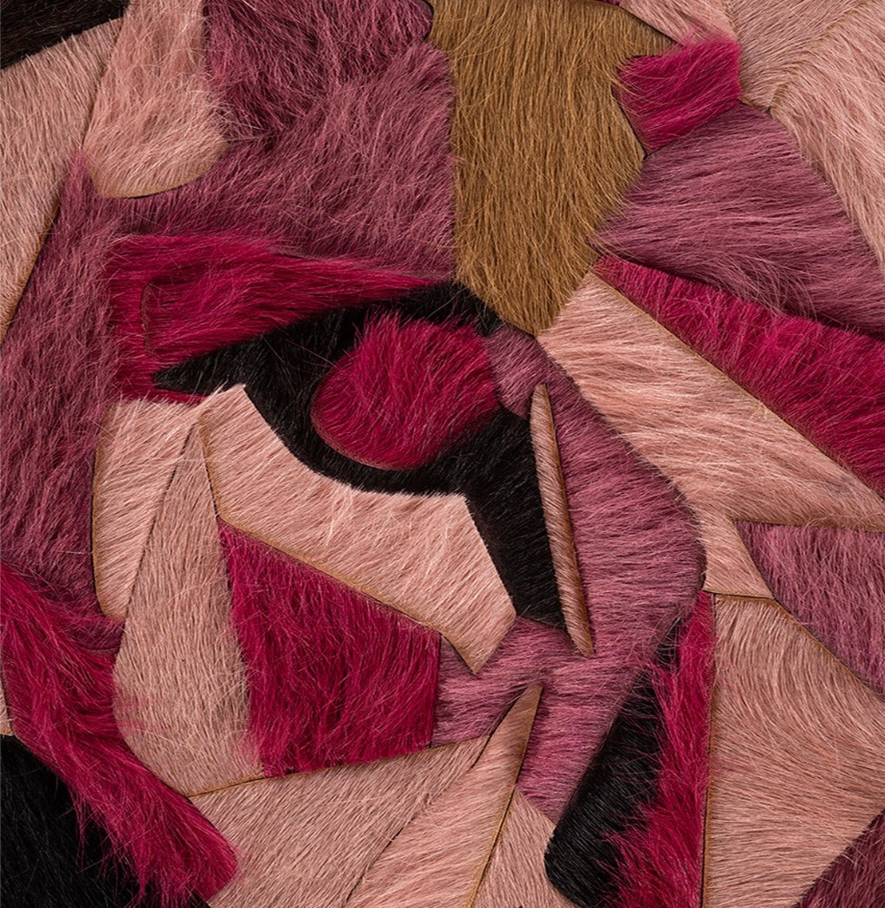 Cowhide square