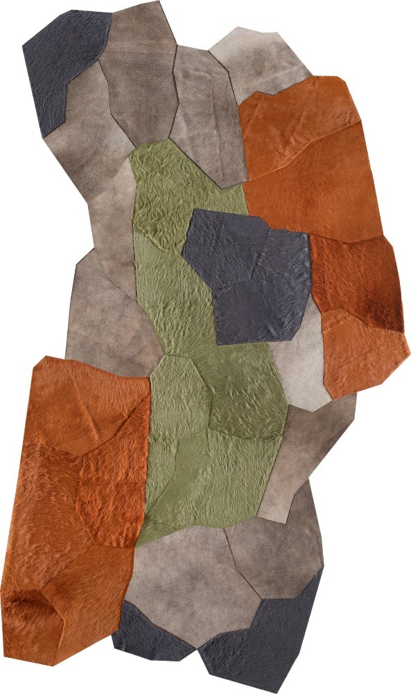 Cowhide square