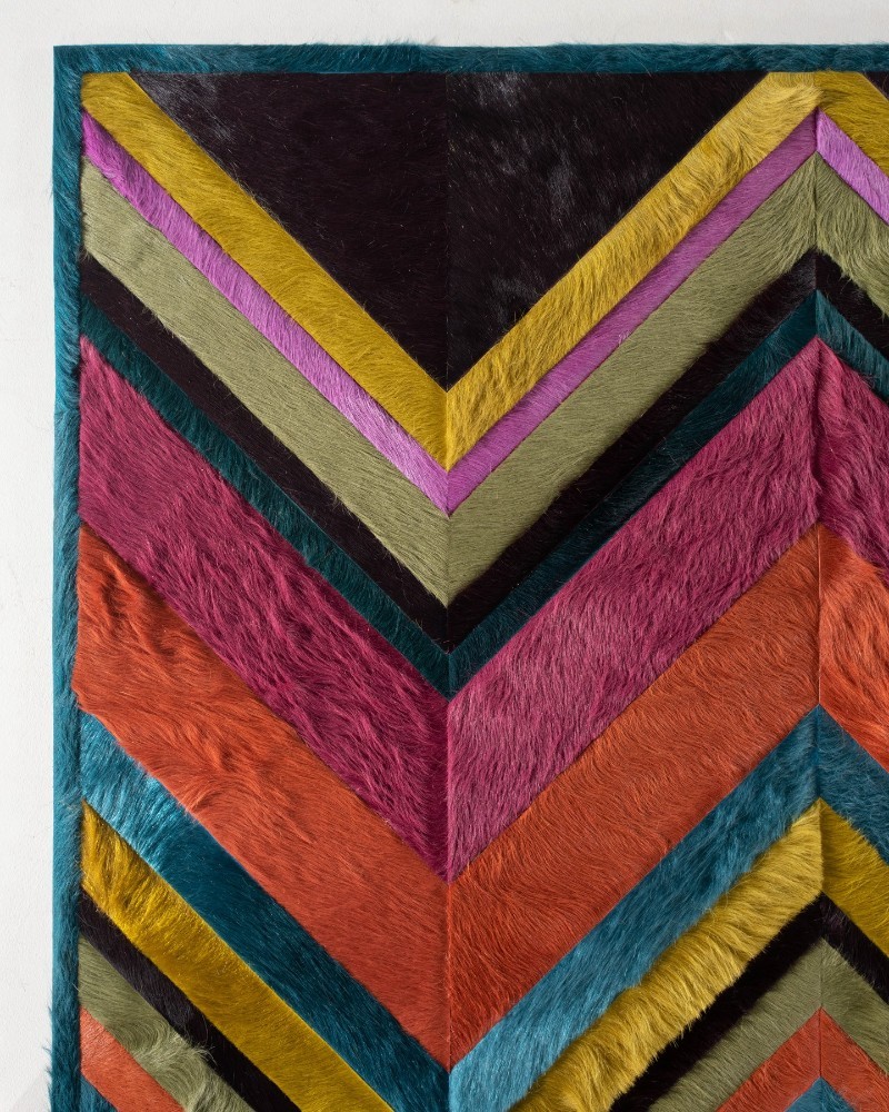 Cowhide carpet