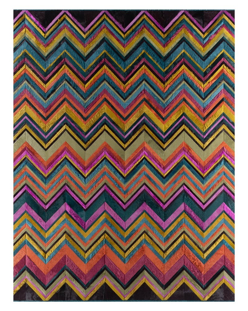 Cowhide carpet