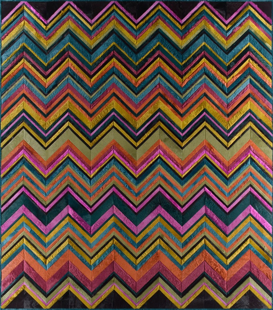 Cowhide carpet