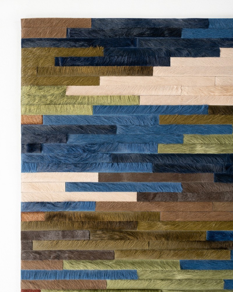 Cowhide carpet
