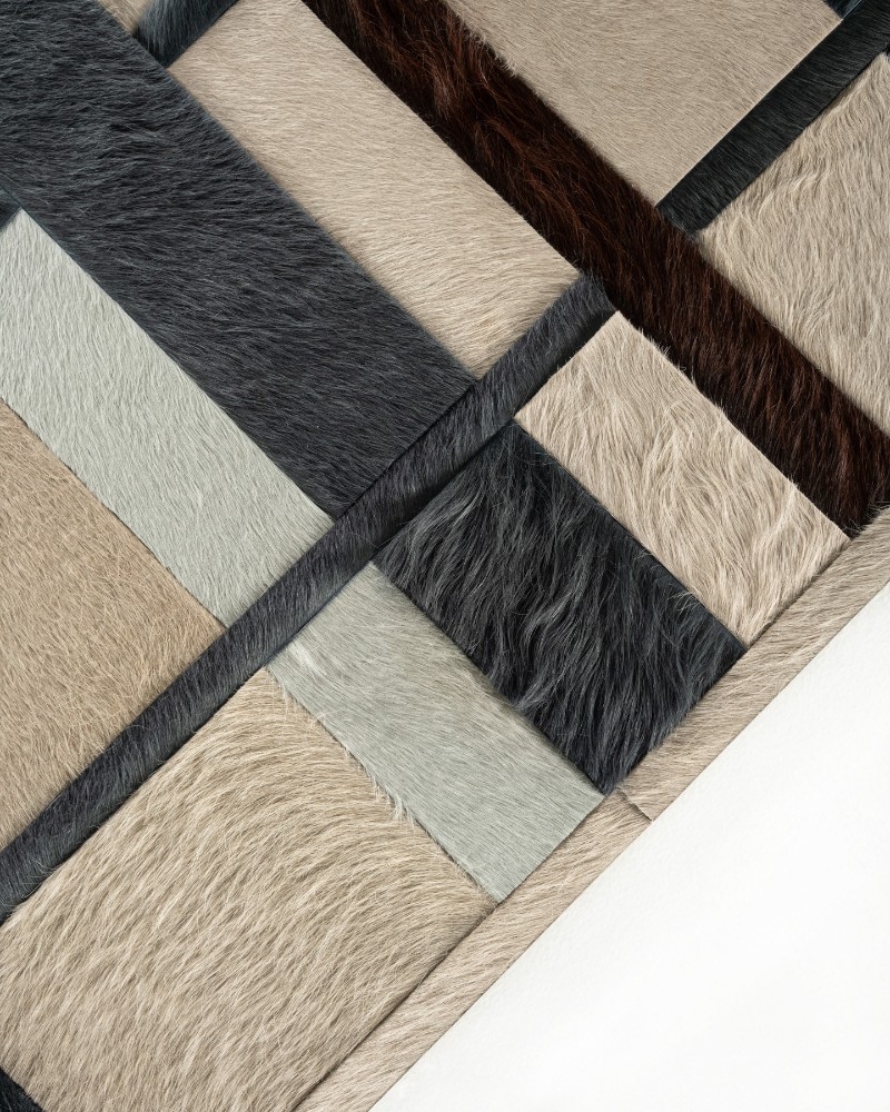 Cowhide carpet
