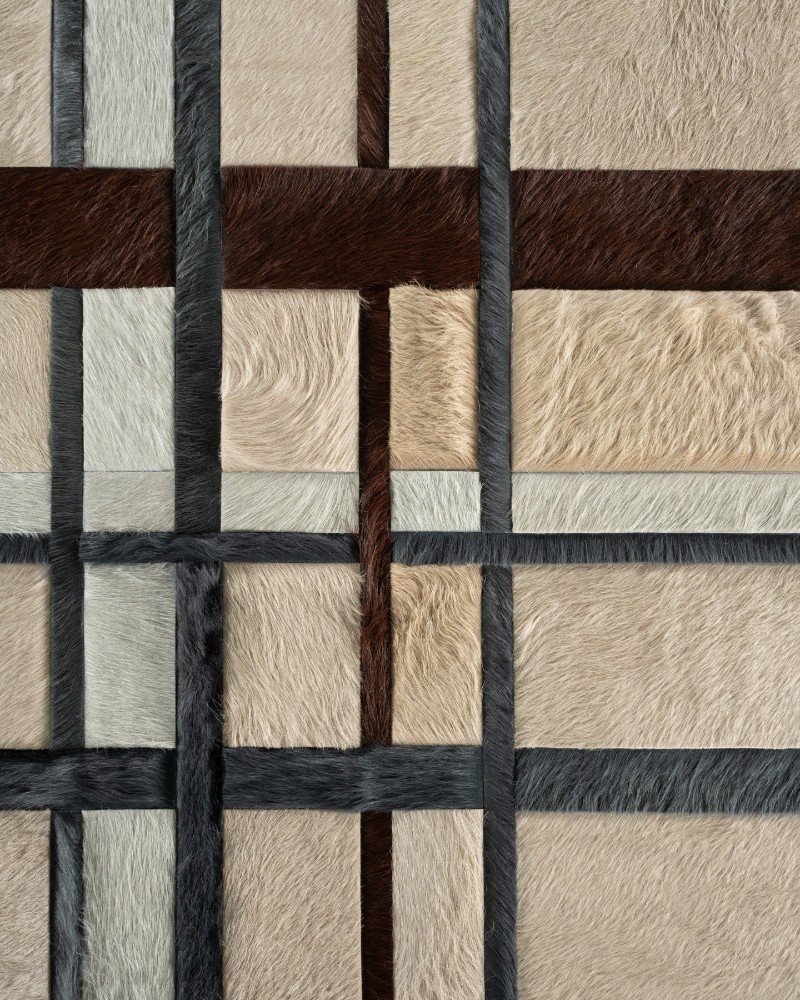 Cowhide carpet